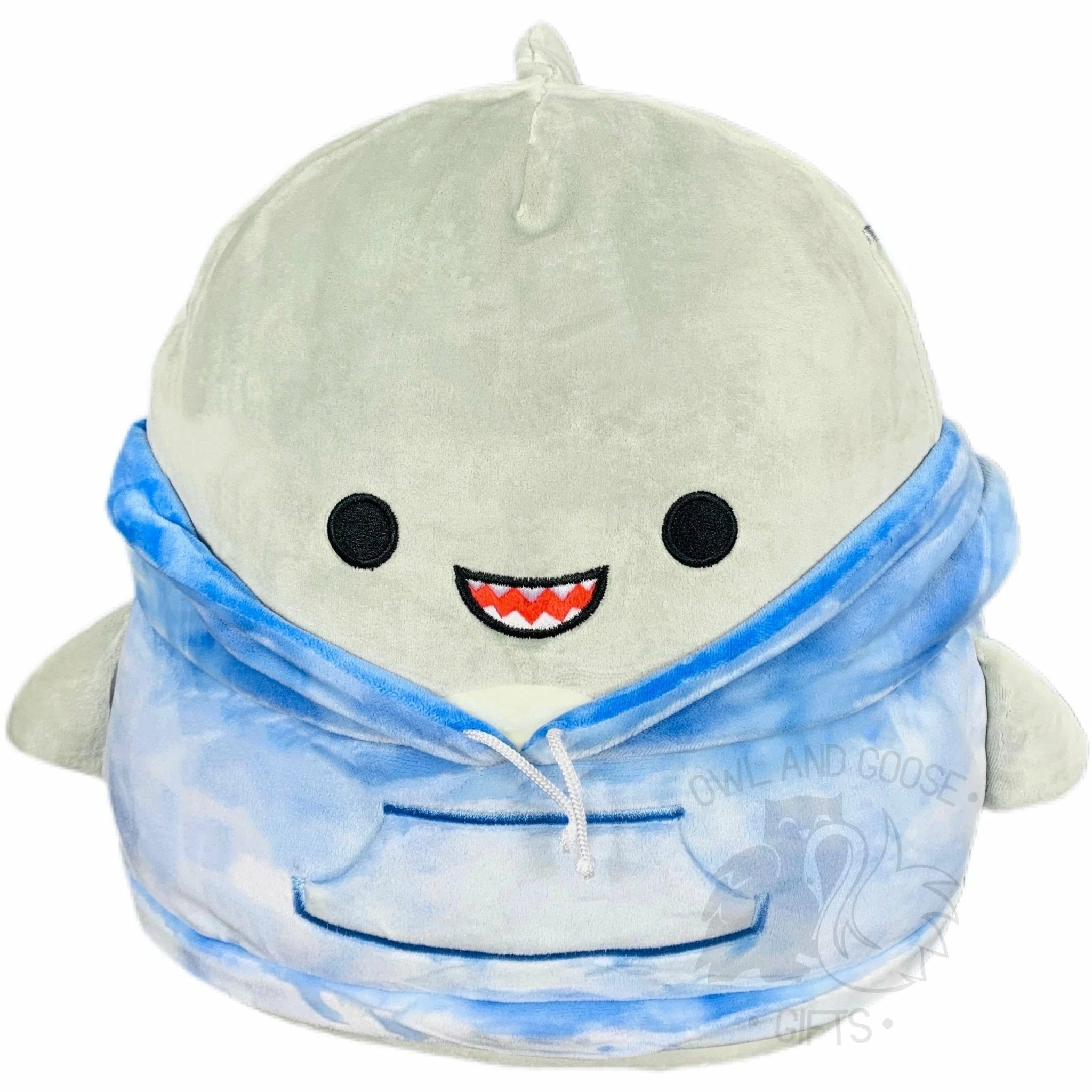 Squishmallow 12 Inch Gordon The Shark Hoodie Squad Plush Toy 4 Squishmallow 12 Inch Gordon The Shark Hoodie Squad Plush Toy - Image 2