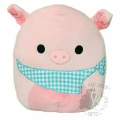 Squishmallow 12 Inch Peter The Pig With Bandana Plush Toy