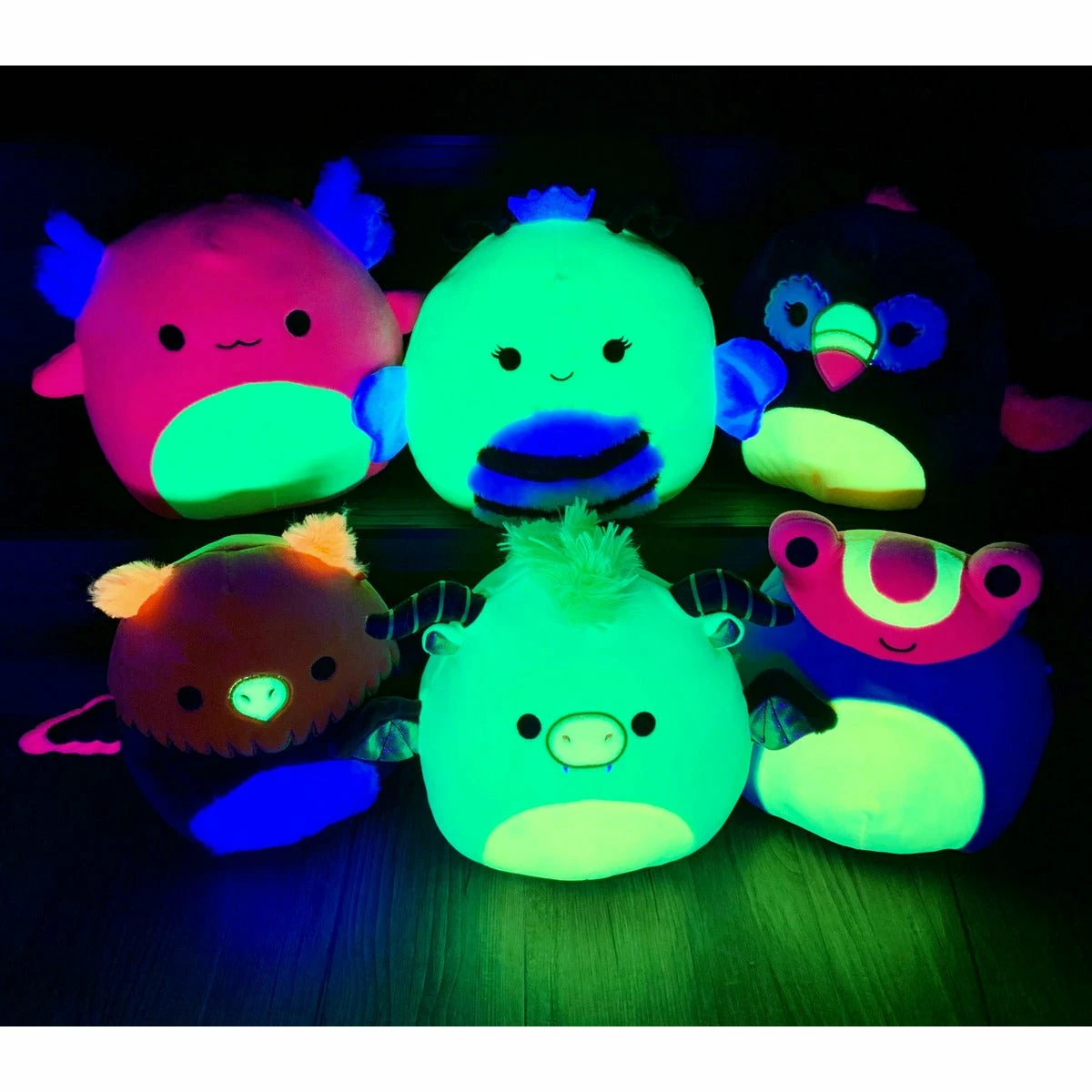 Squishmallow 12 Inch Tito The Toucan Blacklight Plush Toy 4 Squishmallow 12 Inch Tito The Toucan Blacklight Plush Toy - Image 2