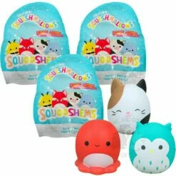 Squishmallow Squooshems 2 Inch Classic Squad - 3 MYSTERY BAGS
