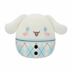 Squishmallow 8 Inch Cinnamoroll Plaid Squad Sanrio Plush Toy