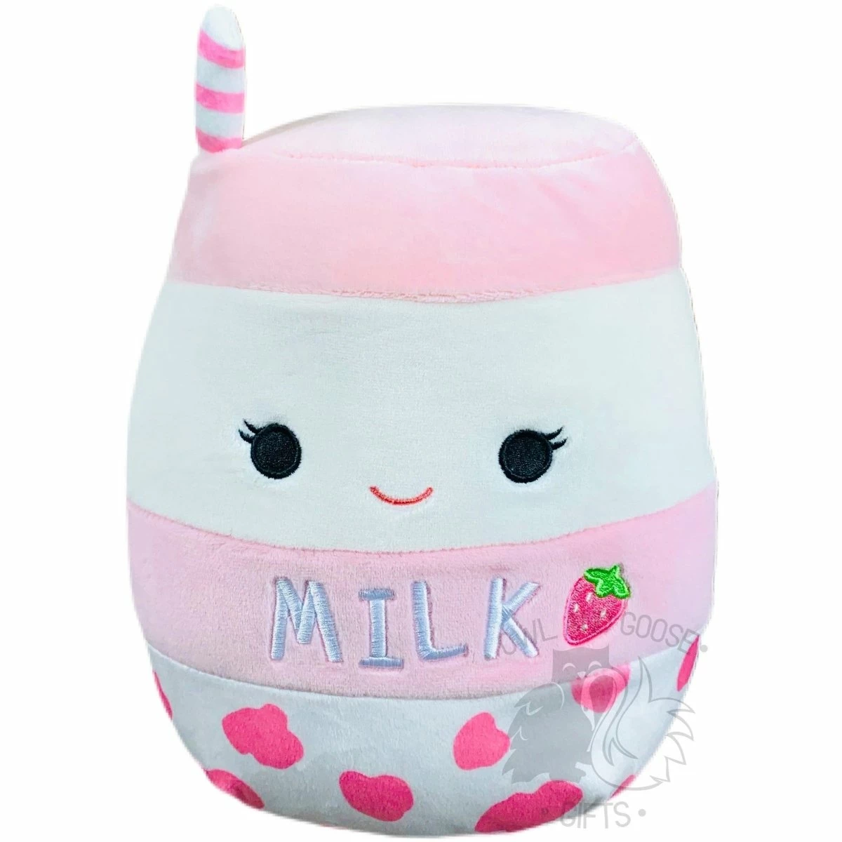 Squishmallow 8 Inch Amelie The Strawberry Milk Plush Toy 3 Squishmallow 8 Inch Amelie The Strawberry Milk Plush Toy