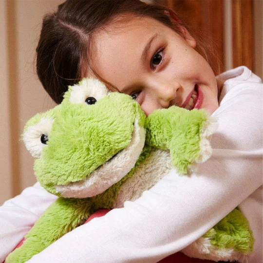 Warmies 13 Inch Frog Microwavable Plush Toy 4 Warmies 13 Inch Frog Microwavable Plush Toy - Image 2