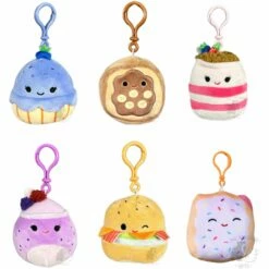 Squishmallow 3.5 Inch Clip Breakfast Squad Squad Set Of 6 - Jova, Danilo, Zosia, Vie, Geronimo, Fresa
